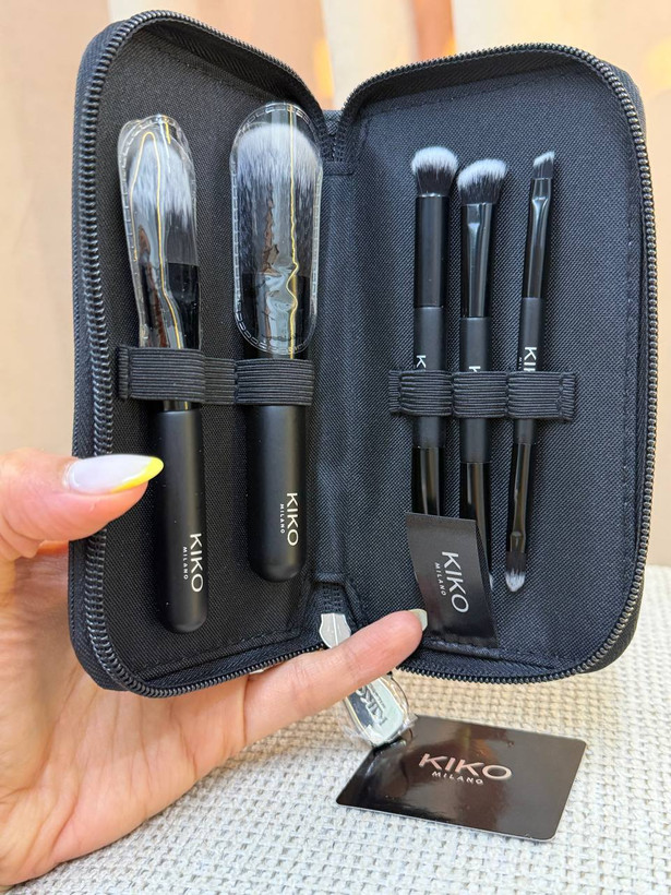 پک براش حرفهای KIKO Milano + کیف چرمی