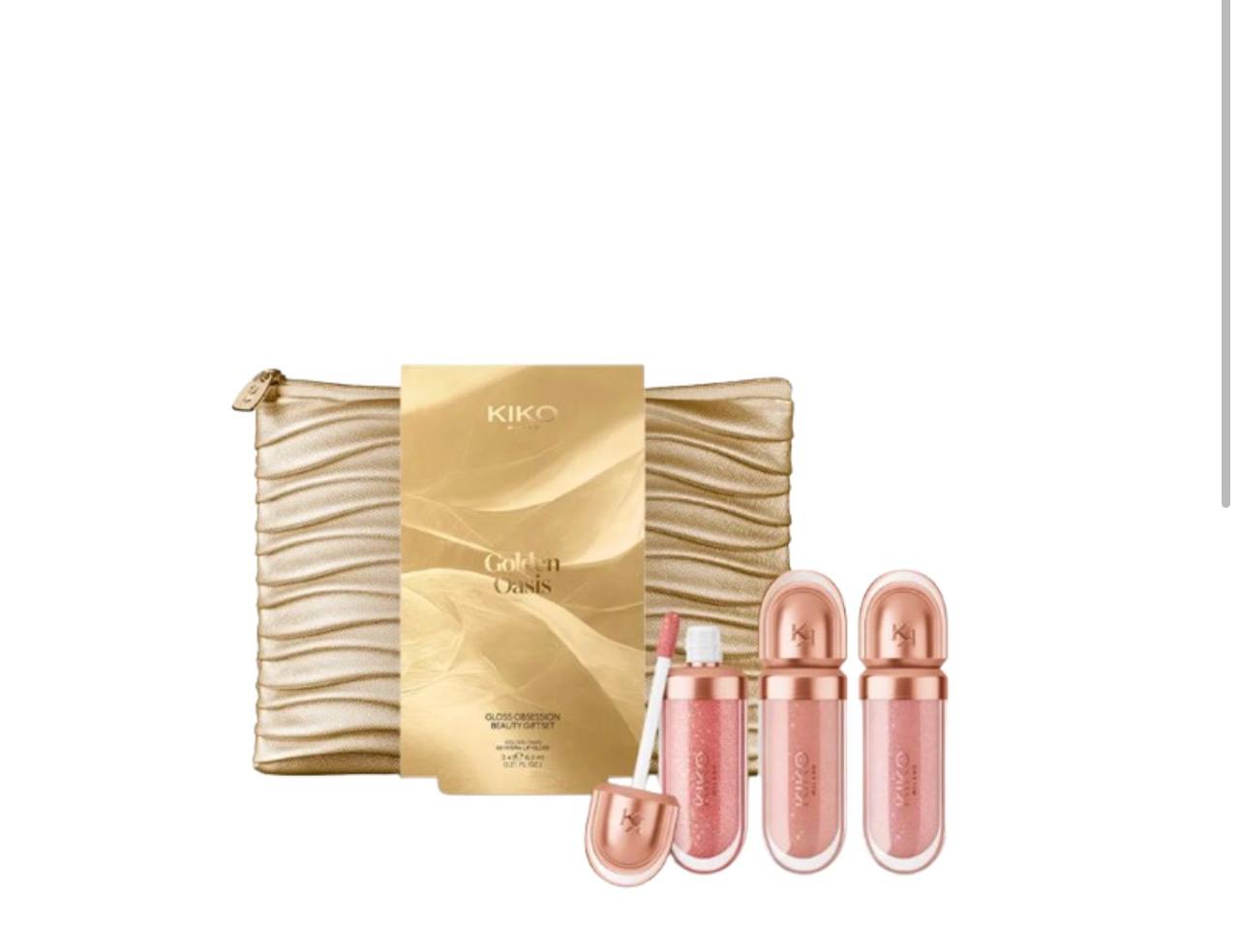 کیت لب شیک طلایی کیکو (kiko) golden oasis kit