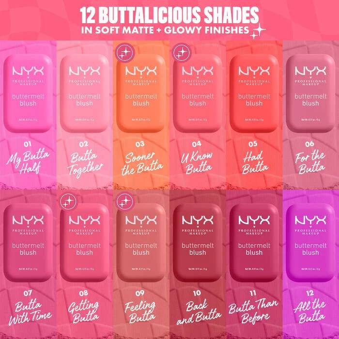 رژ گونه پودری نیکس NYX مدل Buttermelt Blushm