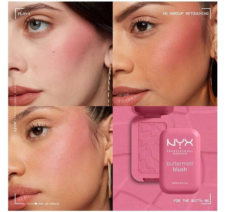 رژ گونه پودری نیکس NYX مدل Buttermelt Blushm
