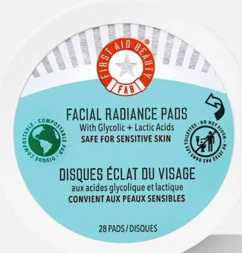 پدهای ترمیم و روشنکننده صورت با Glycolic + Lactic Acids