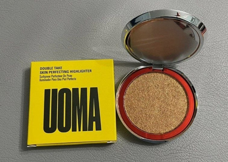 هایلایتر پرفکت کننده پوست UOMA Beauty Double Take - برنز ونوس ۴.۵ گرمی