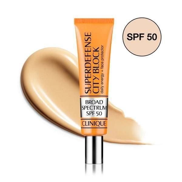 ضد آفتاب روزانه رنگی سوپردیفنس سیتی بلاک با SPF 50 انرژی پلاس Clinique