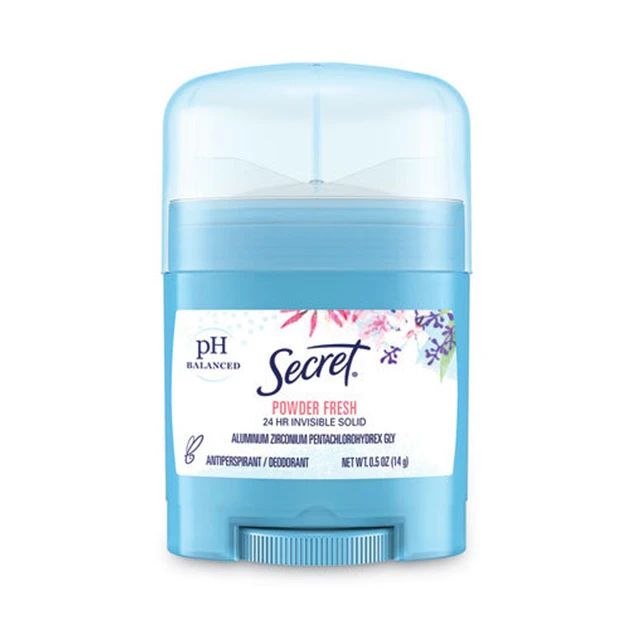 مام دئودورانت استیکی Powder Fresh سکرت | Secret Invisible Solid 24H Deodorant Powder Fresh