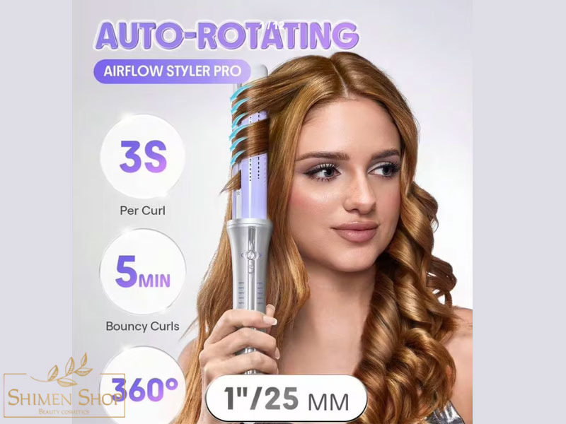 دستگاه فرکننده کرلی مو شیگلم مدل Airflow Styler Pro با فناوری باد خنک سایز32