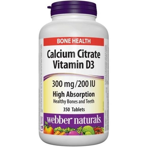 قرص كلسيم سيترات و ويتامين D3 وبر نچرالز🇨🇦  Calcium Citrate plus vitamin d3 Webber