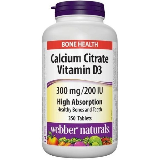قرص كلسيم سيترات و ويتامين D3 وبر نچرالز🇨🇦 Calcium Citrate plus vitamin d3 Webber