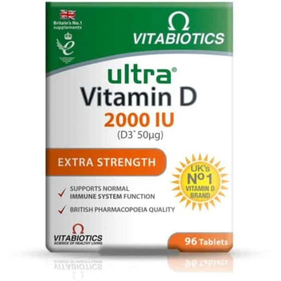 مکمل ویتامین D 2000 ویتابیوتیکس انگلیس